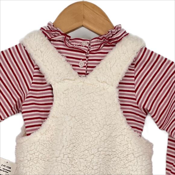 First Impressions Baby Girl's Jumper Set in Red/White Size 24 Month - Picture 4 of 15